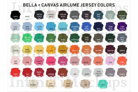 Download Color Chart Bella Canvas 3001 Tshirt - Bella canvas 3001 tshirt Collection